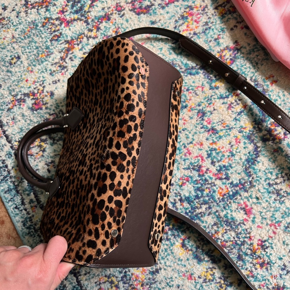 Kate Spade zip code leopard medium bag - Picture 6 of 10